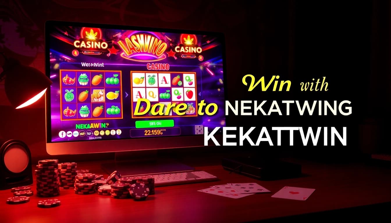 daftar nekatwin and vibrant online casino game interface inviting players to join the excitement