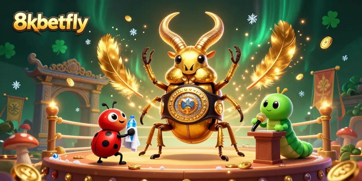 Engage in thrilling bets with 8xbetfly's dynamic casino scene featuring vibrant characters and rich details.