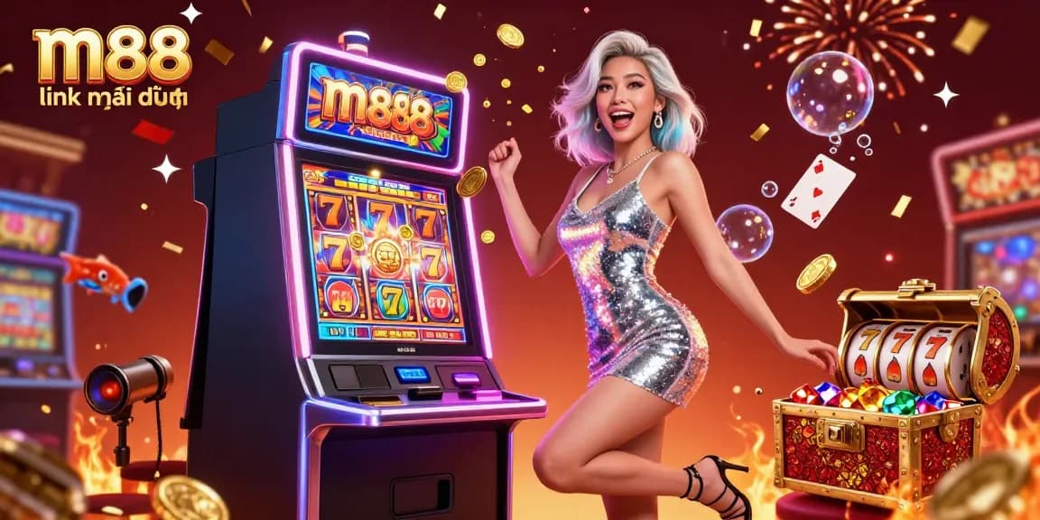 Chiến thắng lớn tại sòng bài m88 link mới nhất với các trò chơi slot sống động và những lễ hội rực rỡ.