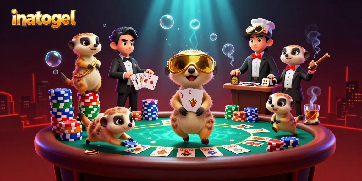 Inatogel memberikan pengalaman taruhan dengan koloni meerkat yang mengelola kasino secara dinamis.