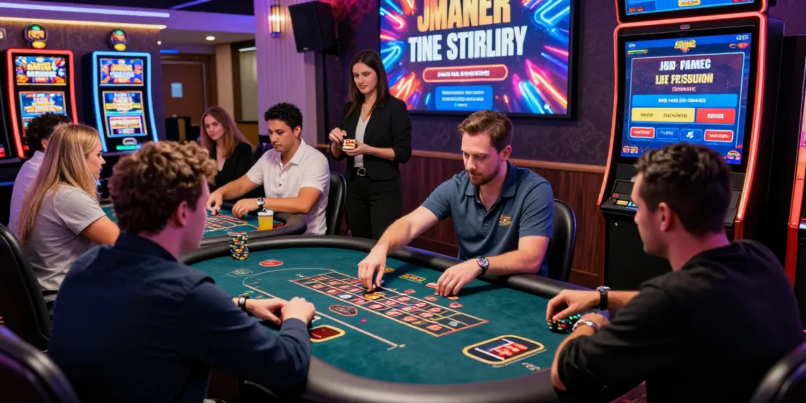 Players enjoying games at a vibrant credit card casino, showcasing excitement and modern gaming experiences.