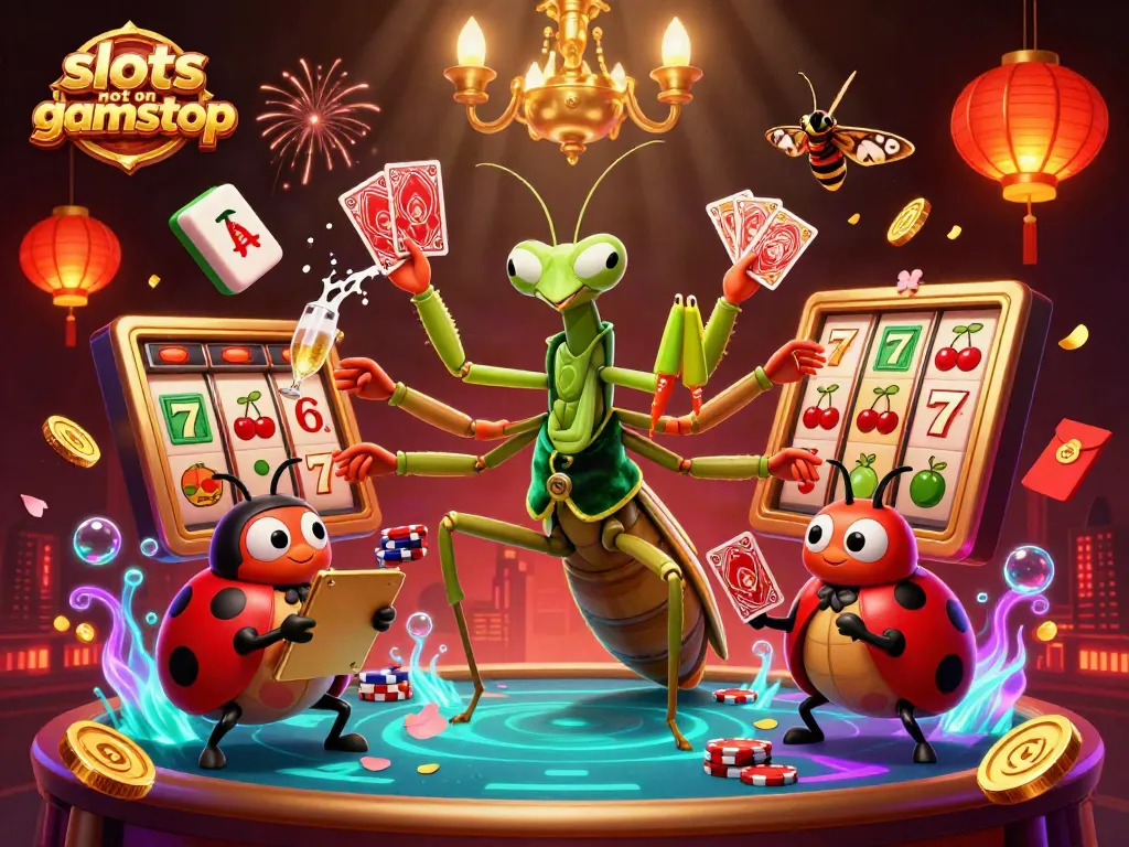 Experience slots not on gamstop with vibrant characters, dynamic game elements, and vivid casino action.
