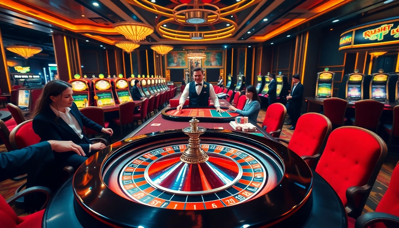 Players engaged at the roulette table, experiencing the thrill of betting at https://xx88.nl/ casino.