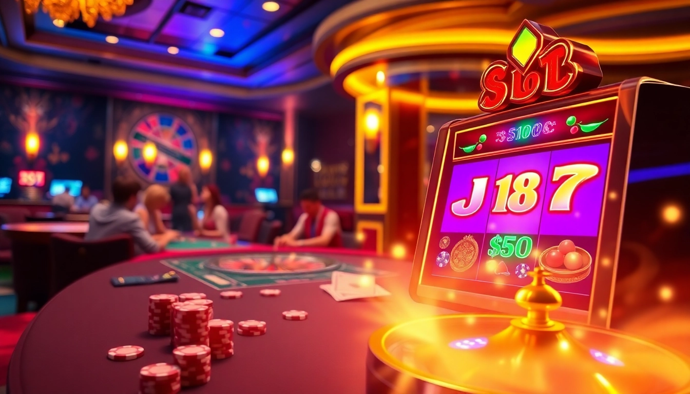 Experience the excitement of Jili Slot 68 game bài with vibrant casino visuals.