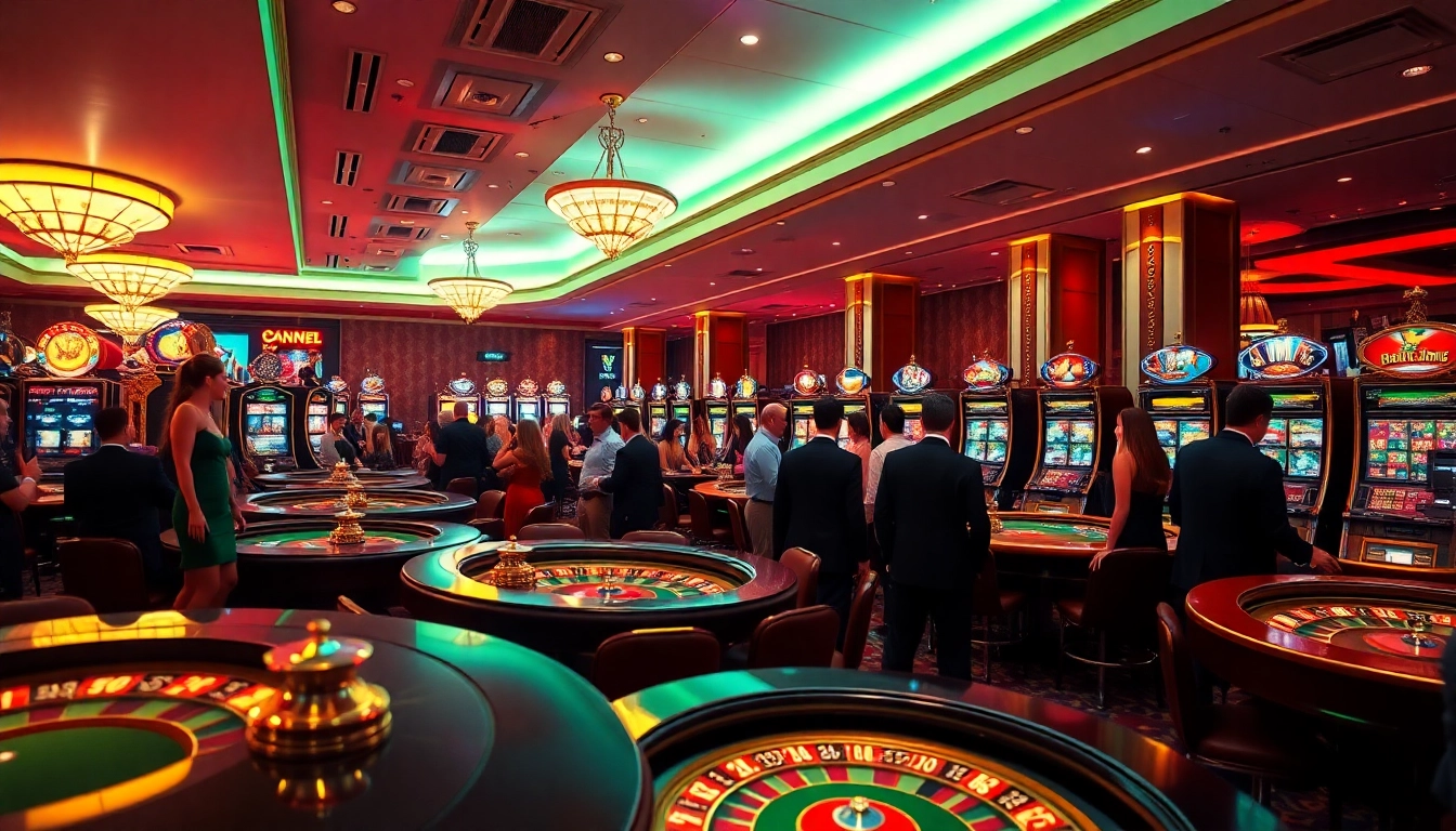 Menangkan permainan di situs toto dengan suasana kasino yang meriah dan penuh energi.