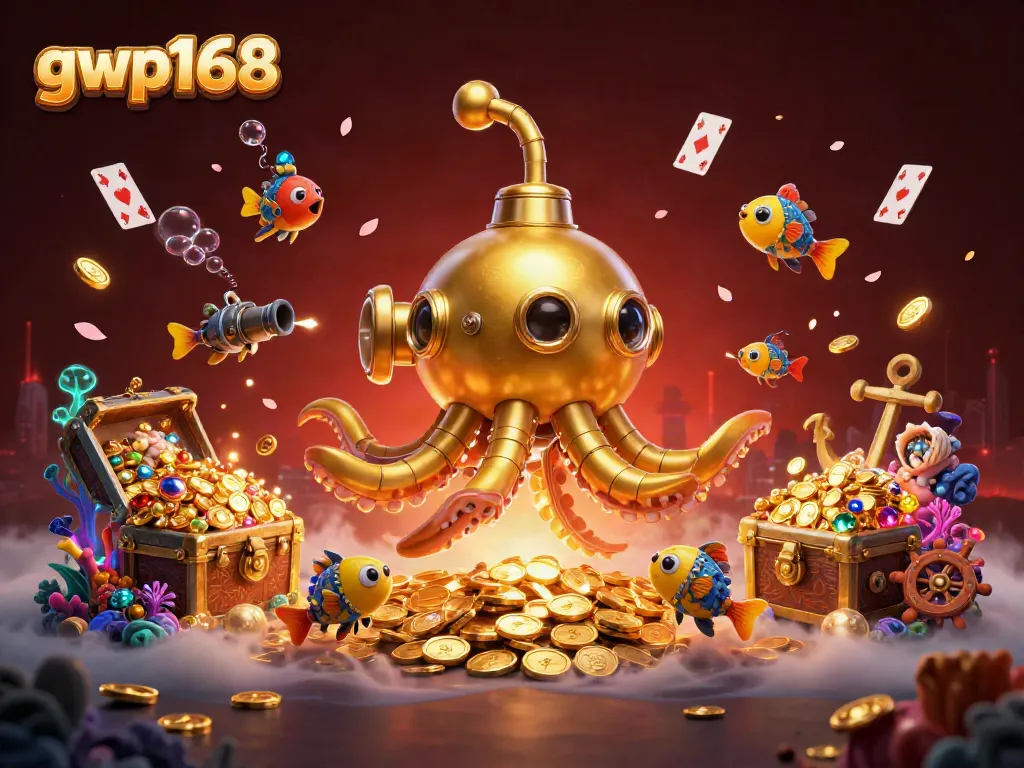 GWP168 menikmati kemudahan bermain game slot di lautan koin emas, menunjukkan pengalaman perjudian yang menyeronokkan.