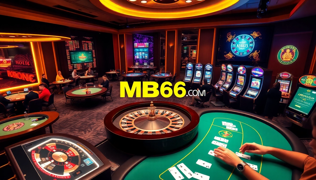 Experience the thrill of online gambling at MB66.COM with exciting casino games and vibrant visuals.