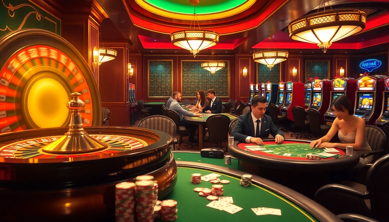 Engage in thrilling gaming action at the casino, truy cập mmoo to experience excitement with roulette, poker, and slot machines.
