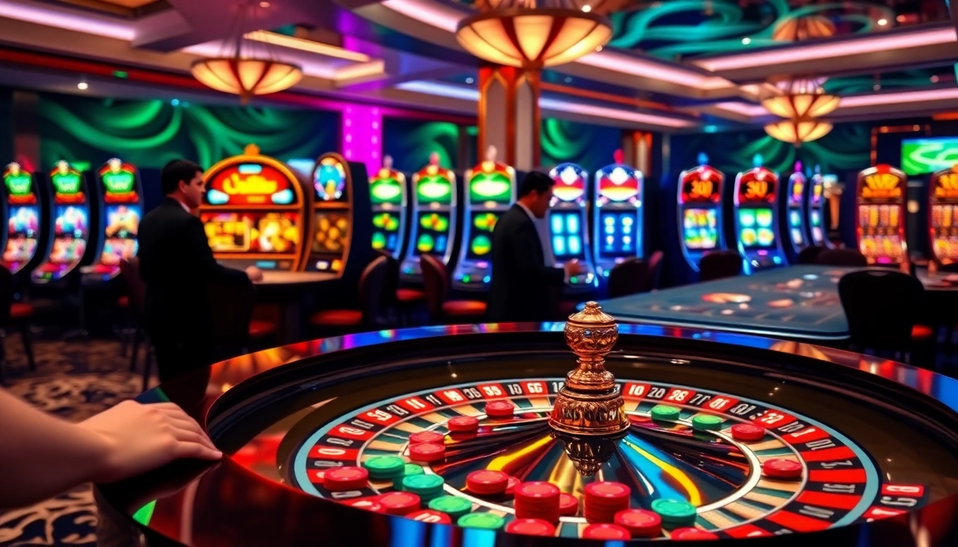 Exciting roulette action at https://s8com.net with colorful chips and a professional dealer.