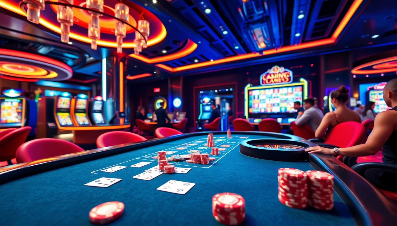 Experience thrilling gameplay at GO88, where excitement meets luxury in the casino setting.