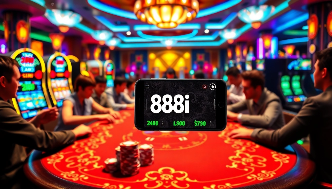 Experience the thrills of link 88i with vibrant poker gameplay and modern casino atmosphere.