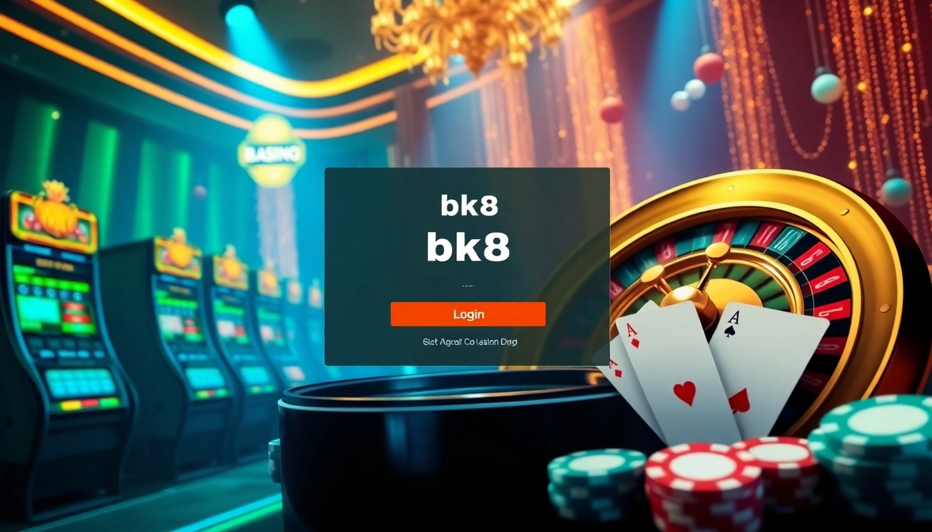 Experience the thrill of bk8 login as you engage with luxurious casino games online.
