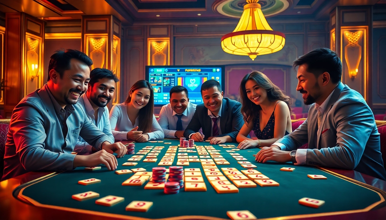 שחקו ברמיקוב אונליין בהקשר קזינו תוסס, תוך אינטראקציה עם שחקנים אחרים ואריחים צבעוניים.